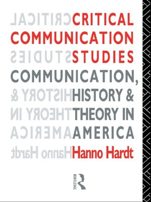 cover image of Critical Communication Studies
